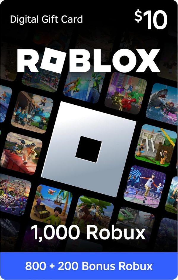 Best Roblox Digital Gift Card - 1,000 Robux & Bonus