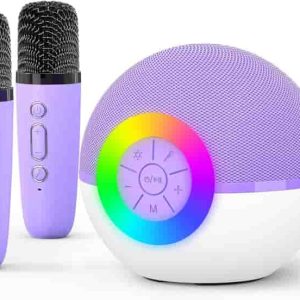 Best Bluetooth Karaoke Machine For Kids - Purple