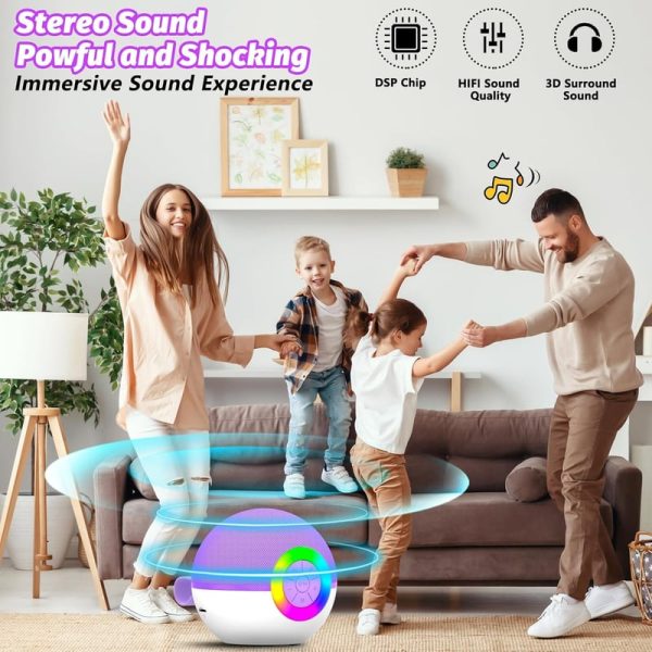Best Bluetooth Karaoke Machine For Kids - Purple - Image 2