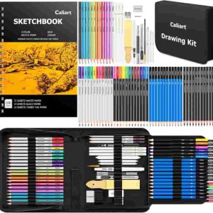 Caliart 176pcs Artist Supplies Kit - Best Art Gift Set
