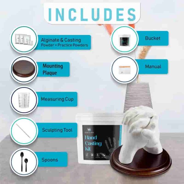 Best Hand Casting Kit For Couples & Families | Diy Keepsake - Image 4