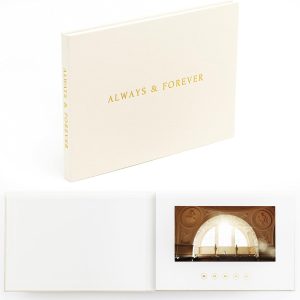 Luxury Motion Video Book - Always & Forever Gold Foil