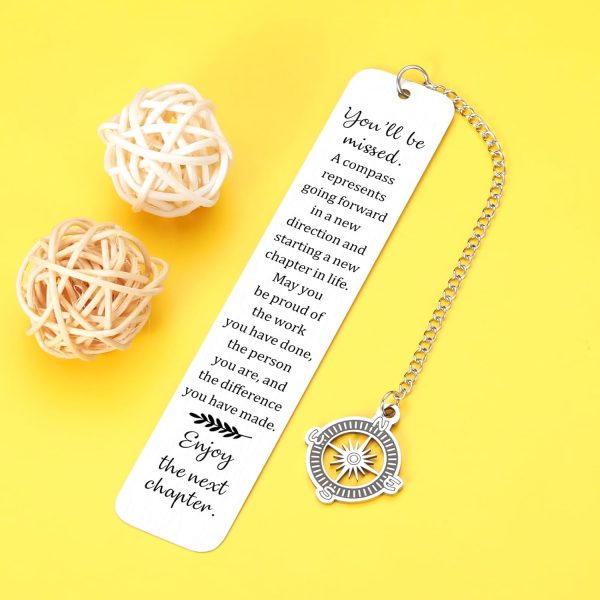 Best Farewell Gifts For Women - Compass Bookmark - Image 2