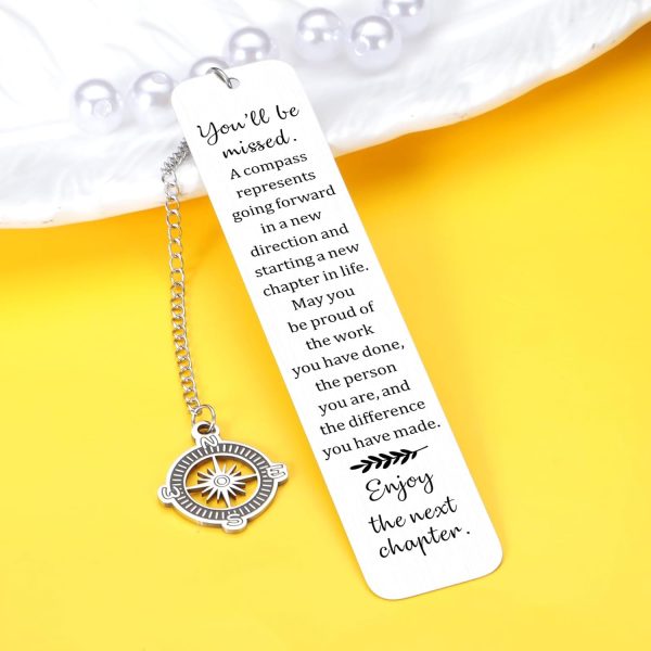 Best Farewell Gifts For Women - Compass Bookmark - Image 5