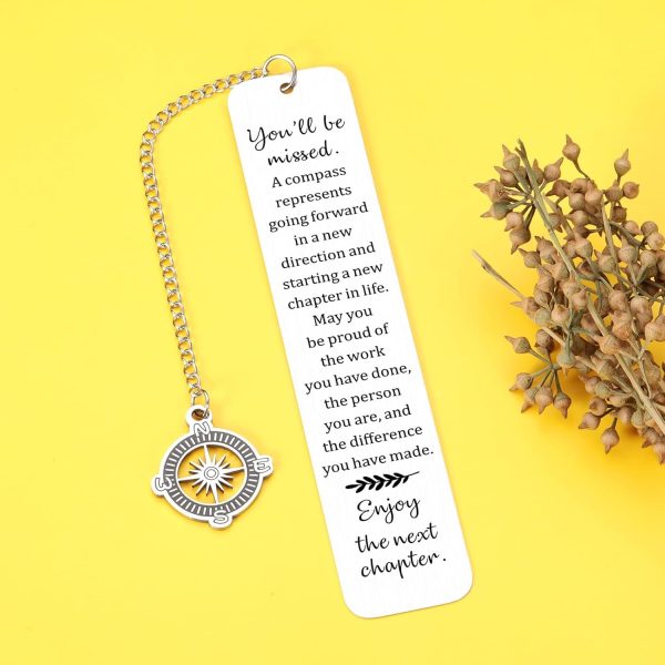Best Farewell Gifts For Women - Compass Bookmark - Image 6