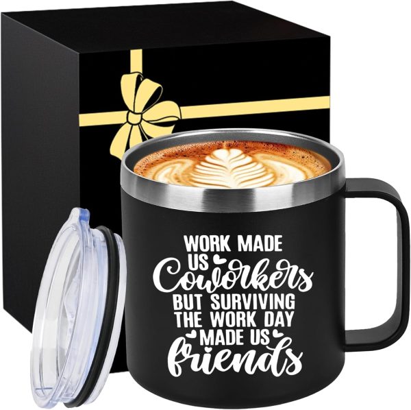 Unique 14 Oz Insulated Coffee Mug - Best Goodbye Gift