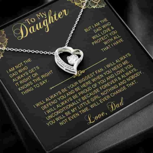 Top Daughter Necklace: Perfect Gift For Birthday & Christmas - Image 2