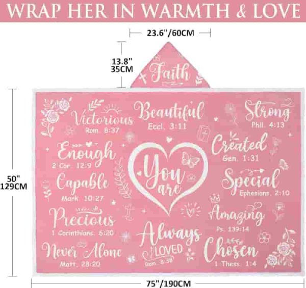 Top Christian Mother's Day Blanket Hoodie With Bible Verses - Image 3