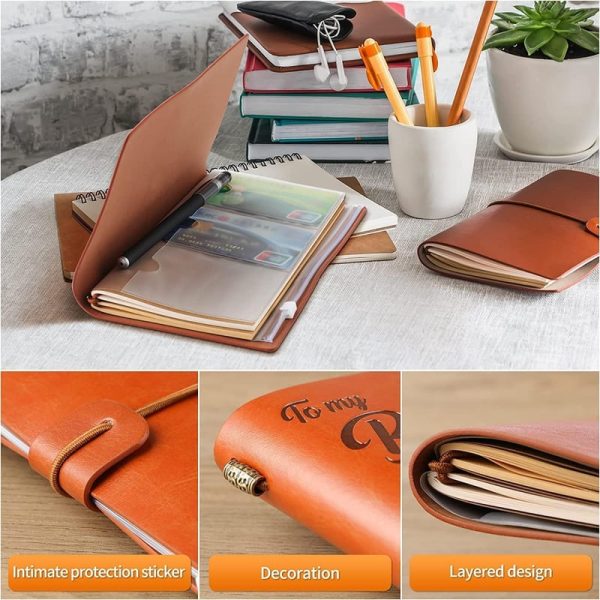 To My Daughter Leather Journal - Meaningful Gift From Mom - Image 4