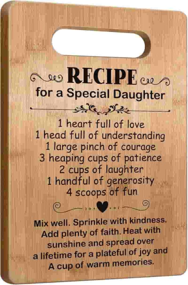 Best Cutting Board Gift For Daughter - Wedding & Birthday