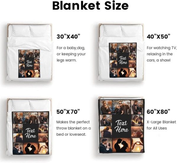 Best Custom Photo Blanket Personalized Gift For Couples - Image 6