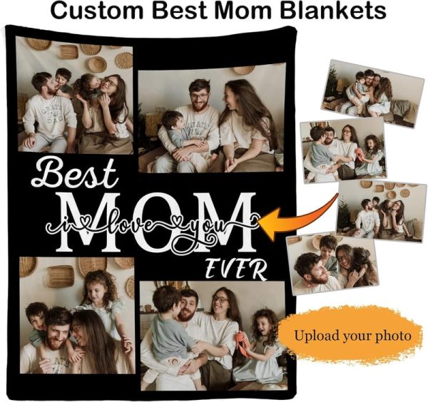 Best Personalized Mom Photo Blanket - Perfect For Mother's Day - Image 4