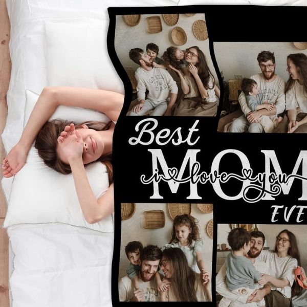 Best Personalized Mom Photo Blanket - Perfect For Mother's Day - Image 5