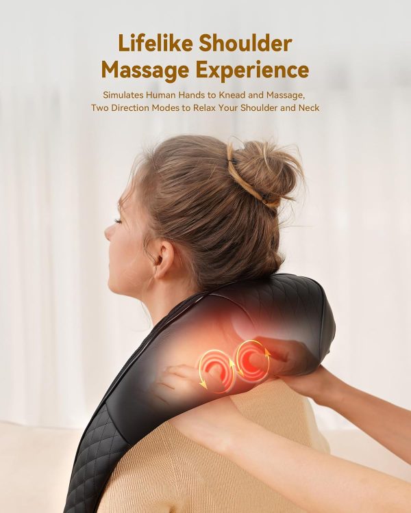 Best Shiatsu Neck And Back Massager With Heat - Ultimate Pain Relief - Image 3