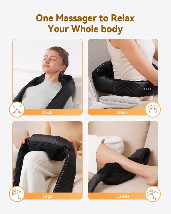 Best Shiatsu Neck And Back Massager With Heat - Ultimate Pain Relief - Image 4