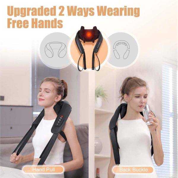 Best Cordless Shiatsu Massage Pillow With Heat For Pain Relief - Image 2