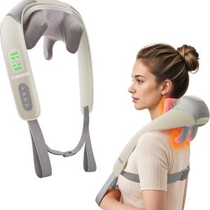 Best Cordless Neck Massager With Heat - Perfect Gift For Pain Relief