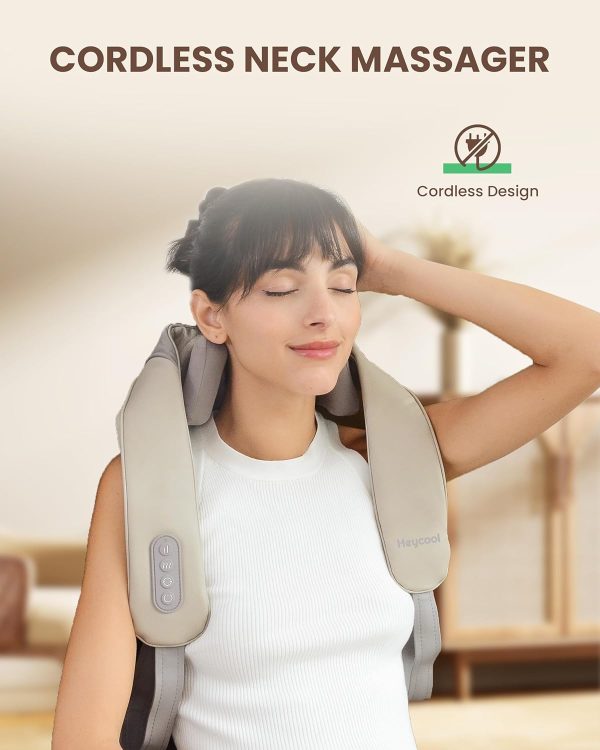 Best Cordless Neck Massager With Heat - Perfect Gift For Pain Relief - Image 4