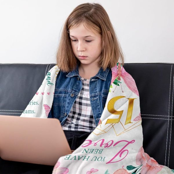 Best 15th Birthday Blanket Gift For Teen Girls - Image 4