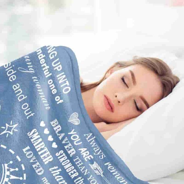 Best 15th Birthday Gifts For Teen Girls - Personalized Throw Blanket - Image 4