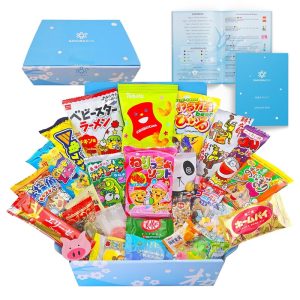 Best Sakura Japanese Snack Box Gift - 30 Dagashi Pieces