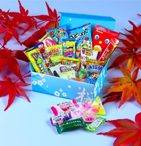 Best Sakura Japanese Snack Box Gift - 30 Dagashi Pieces - Image 2