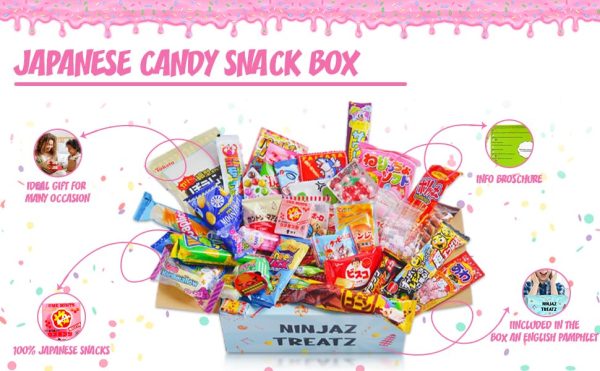 50 Japanese Candy & Snack Box With 10 Kitkat Assortment - Best Gift - Image 3