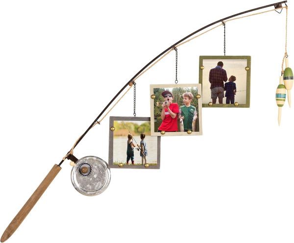 Best Wood Fishing Pole Picture Frame For Wall Decor