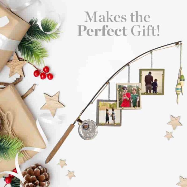 Best Wood Fishing Pole Picture Frame For Wall Decor - Image 4