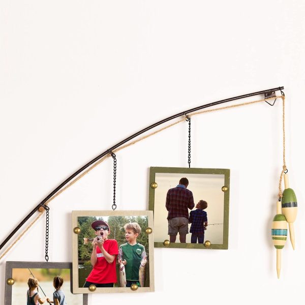 Best Wood Fishing Pole Picture Frame For Wall Decor - Image 6