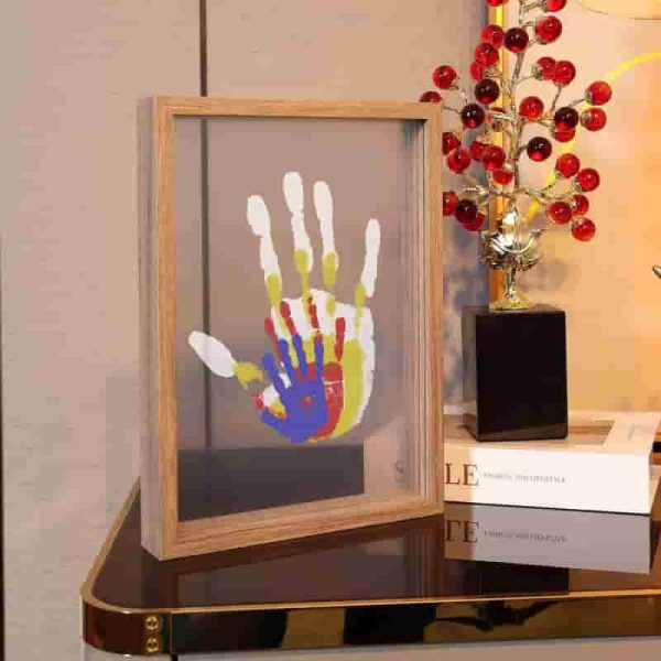 Best Family Handprint Kit With Wooden Frame & Non-toxic Paints - Image 2