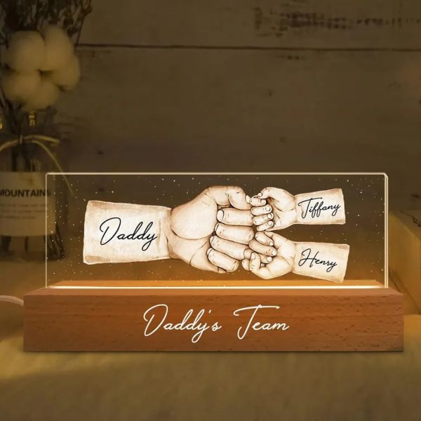 Best Personalized Dad Night Light - Perfect Father's Day Gift - Image 2