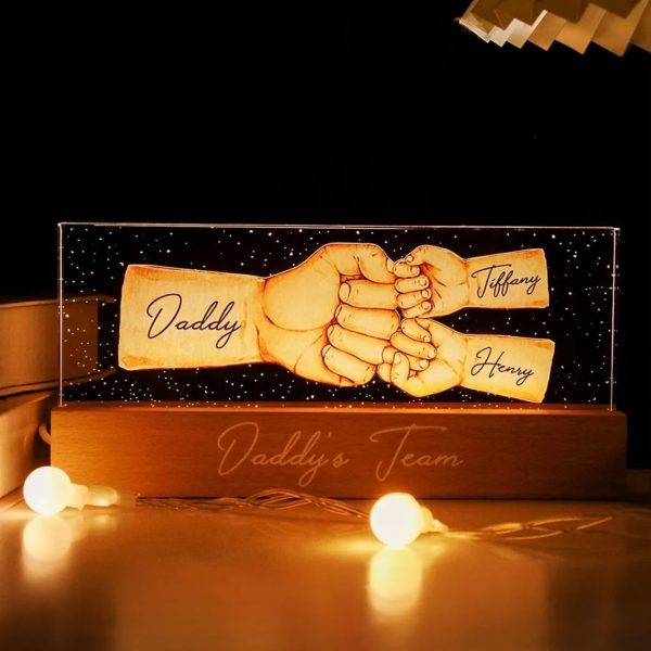 Best Personalized Dad Night Light - Perfect Father's Day Gift - Image 4