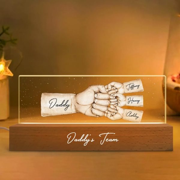 Best Personalized Dad Night Light - Perfect Father's Day Gift - Image 5