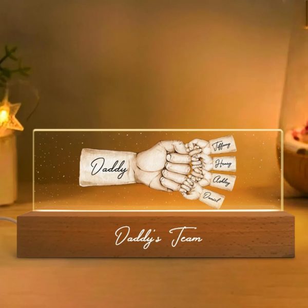 Best Personalized Dad Night Light - Perfect Father's Day Gift - Image 6