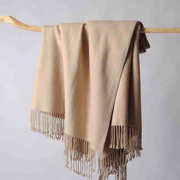 Silk Throw Blanket With Fringe - Soft & Breathable - Image 5