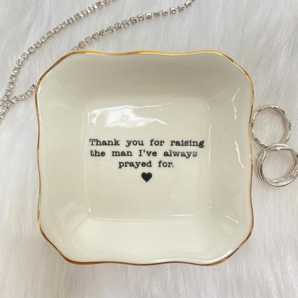 Best Mother Of Groom Ceramic Jewelry Tray Gift - Image 5