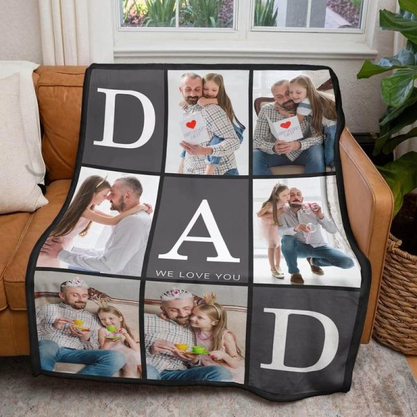 Best Custom Photo Blanket For Dad - Personalize Now! - Image 3