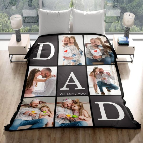 Best Custom Photo Blanket For Dad - Personalize Now! - Image 4