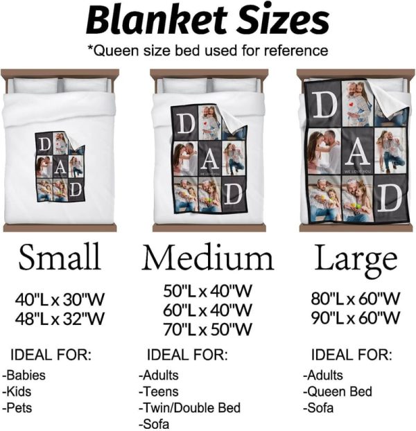 Best Custom Photo Blanket For Dad - Personalize Now! - Image 5