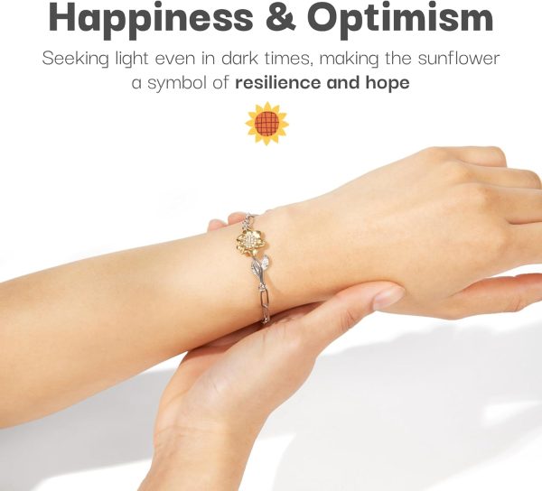 Best Sunflower Bracelet Gift Set For Mom - Thank You Mom - Image 2