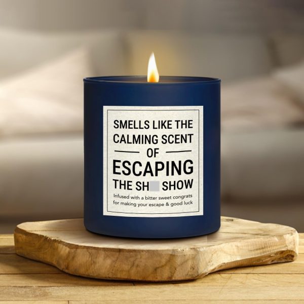Best Retirement Farewell Gift - Funny 8 Oz Candle For Coworkers - Image 2