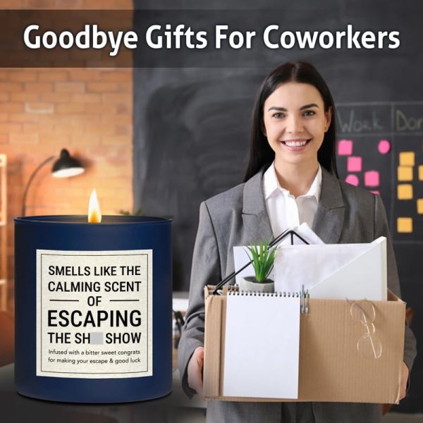 Best Retirement Farewell Gift - Funny 8 Oz Candle For Coworkers - Image 5