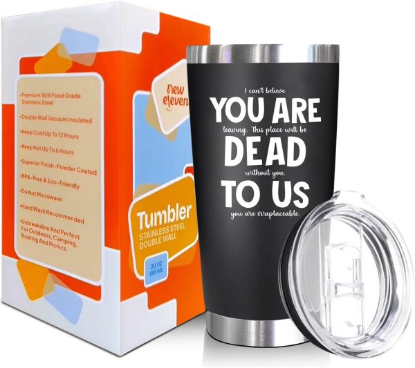 Best Farewell Gift - 20 Oz Tumbler For Coworker, Bpa-free Stainless Steel - Image 3