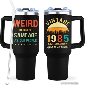 Top 40th Birthday Tumbler Gift – 1985 Edition For Men & Women