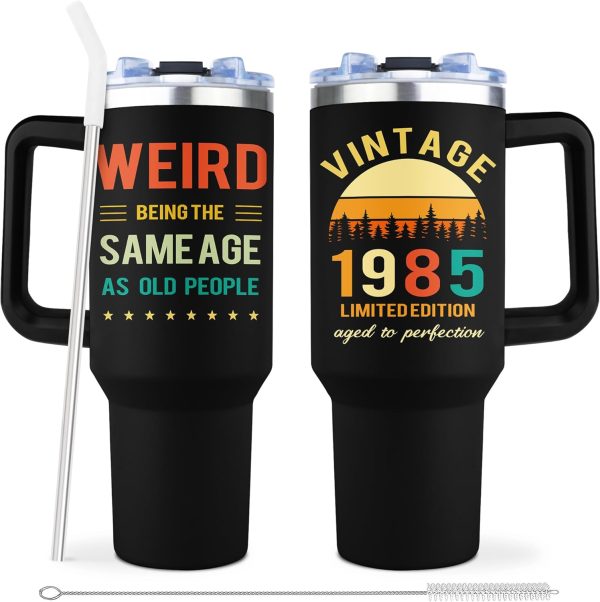 Top 40th Birthday Tumbler Gift – 1985 Edition For Men & Women