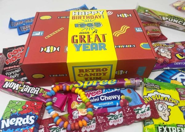 1985 Retro Candy Gift Basket For 40th Birthday - Nostalgic Treats - Image 2