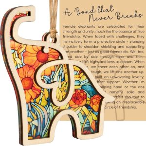 Best Friendship Elephant Ornament - Easter Gifts For Sisters & Friends