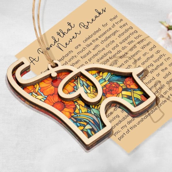 Best Friendship Elephant Ornament - Easter Gifts For Sisters & Friends - Image 3