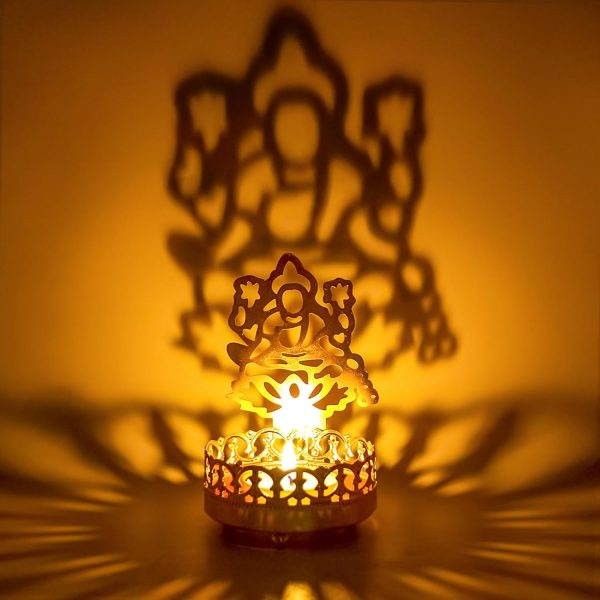 Best Metal Ganesha And Lakshmi Diyas For Diwali Gifts - Image 3